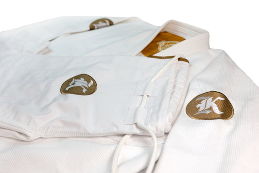 Classic Kay Brazilian Jiu Jitsu Kimono Pure White